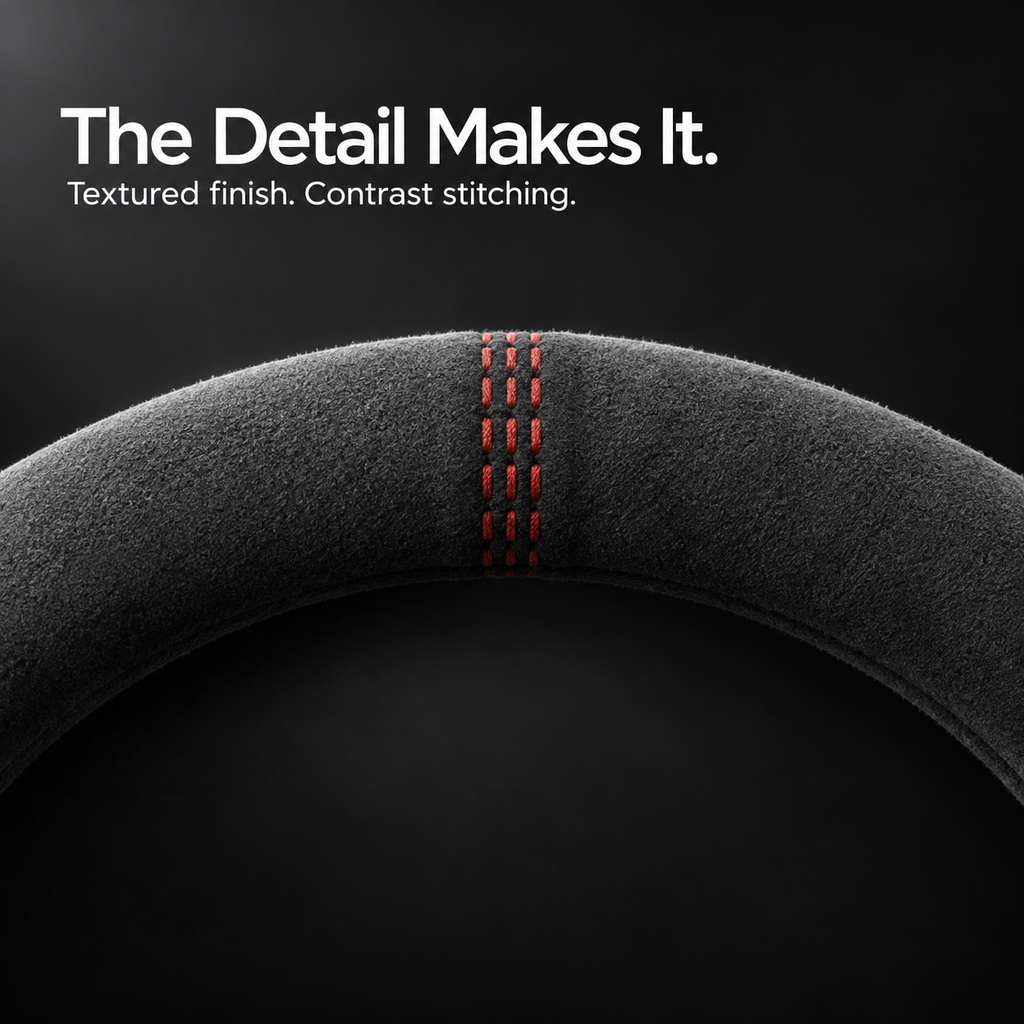 Leather Steering Wheel Cover