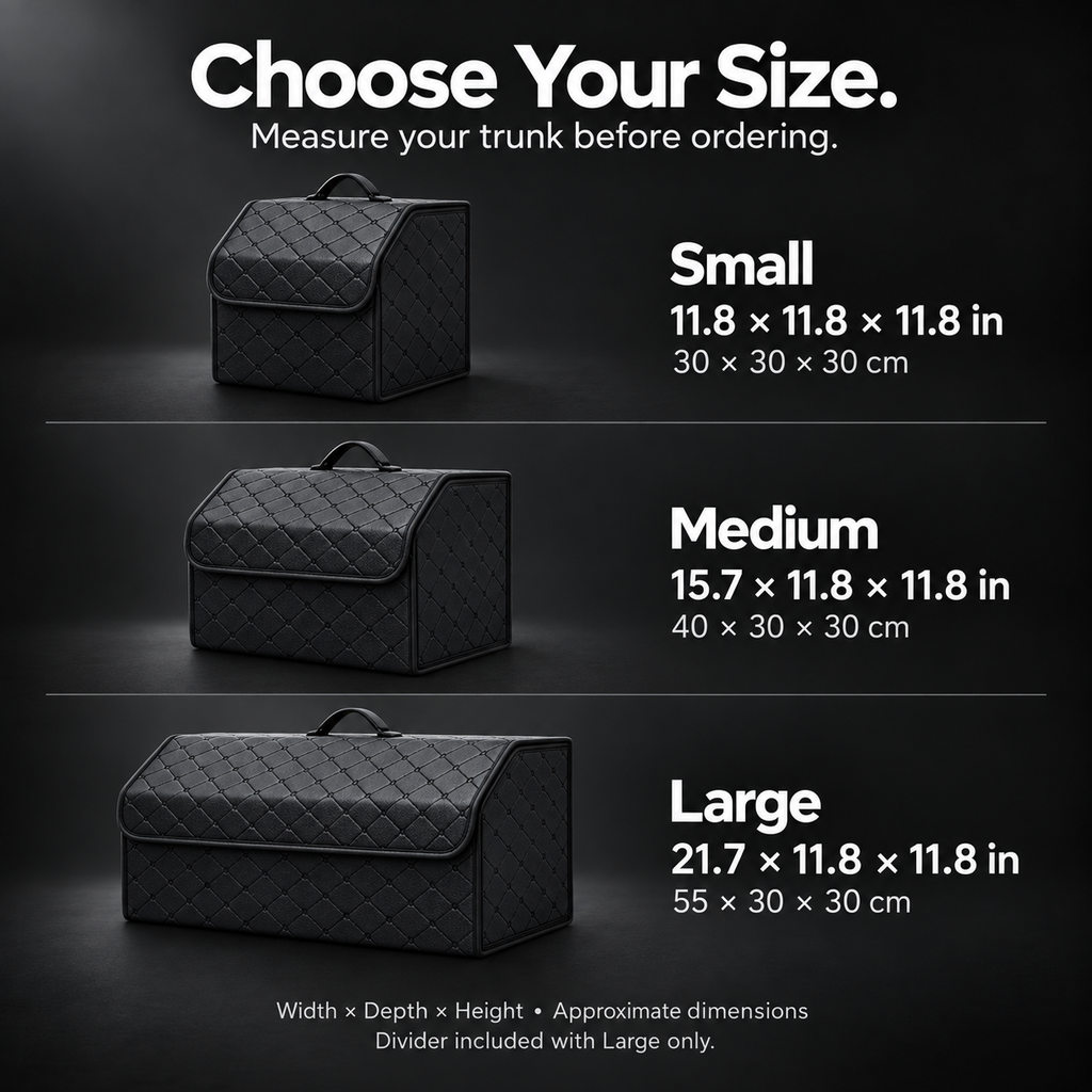 Quilted Trunk Organizer